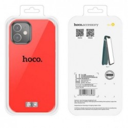 Deklas "Hoco Pure Series" Apple iPhone 12 / 12 Pro raudonas