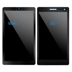 Ekranas Huawei MediaPad T3 7 3G su lietimui jautriu stikliuku juodas HQ