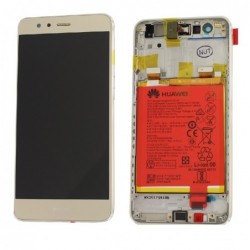Ekranas Huawei P10 Lite su lietimui jautriu stikliuku su remeliu ir baterija auksinis originalus (se