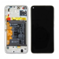 Ekranas Huawei P40 Lite su lietimui jautriu stikliuku su remeliu ir baterija Breathing Crystal origi