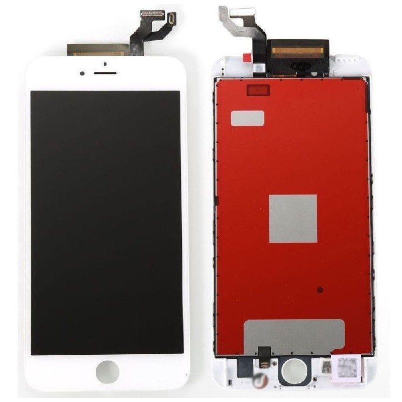 Ekranas iPhone 6S Plus su lietimui jautriu stikliuku baltas Premium
