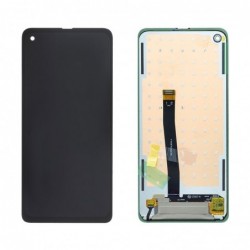 Ekranas Samsung G715F Xcover PRO su lietimui jautriu stikliuku juodas originalus (service pack)
