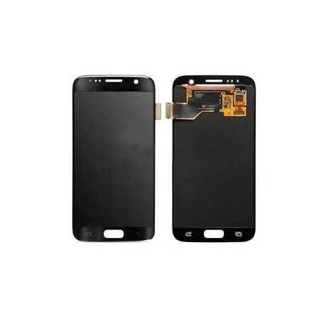 Ekranas Samsung G930F S7 su lietimui jautriu stikliuku juodas originalus (service pack)