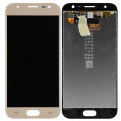 Ekranas Samsung J330F J3 (2017) su lietimui jautriu stikliuku auksinis originalus (used Grade A)