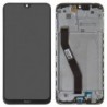 Ekranas Xiaomi Redmi 8/8A su lietimui jautriu stikliuku su remeliu juodas HQ