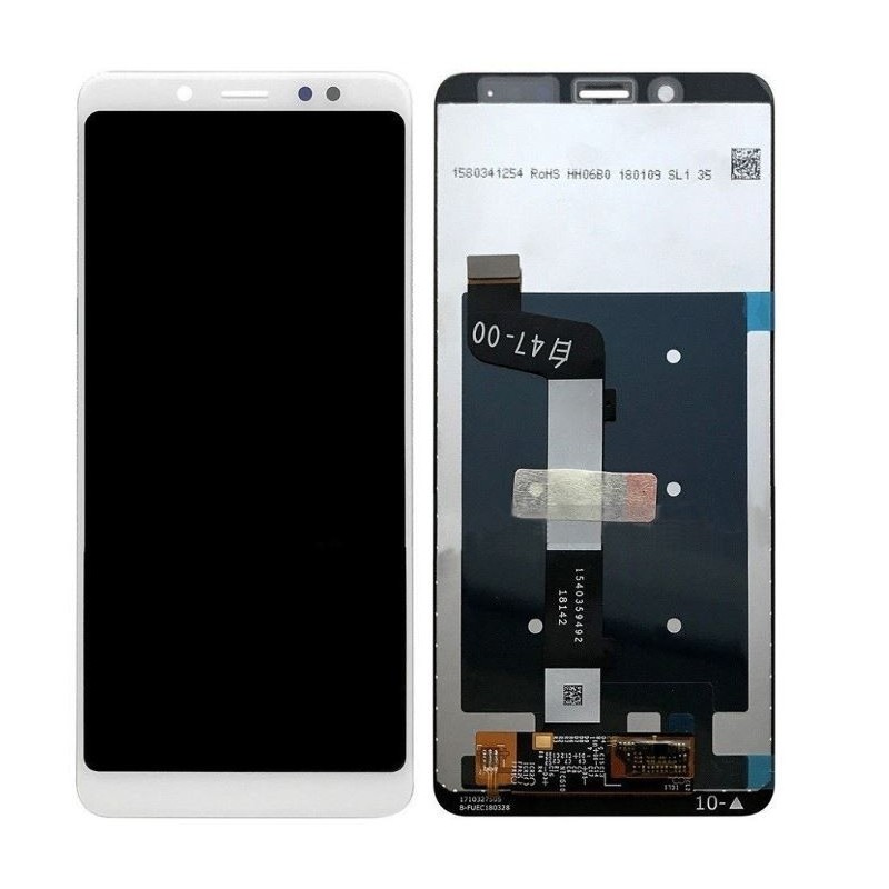 Ekranas Xiaomi Redmi Note 5 su lietimui jautriu stikliuku baltas HQ