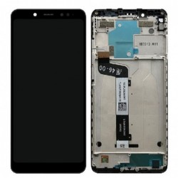 Ekranas Xiaomi Redmi Note 5 su lietimui jautriu stikliuku juodas HQ
