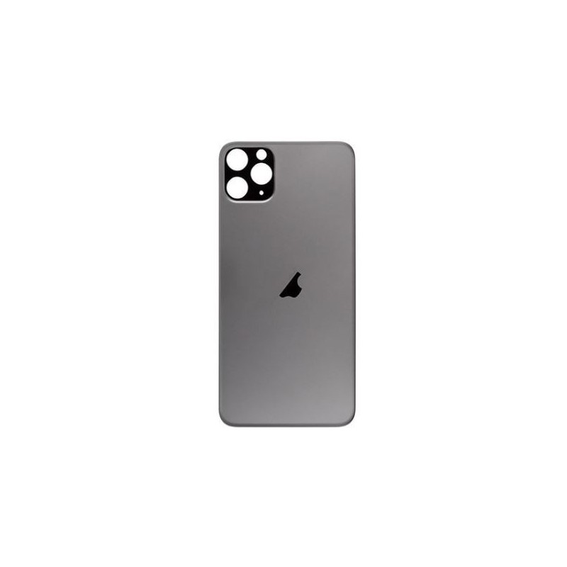 Galinis dangtelis iPhone 11 Pro Max pilkas (space grey) (bigger hole for camera) HQ