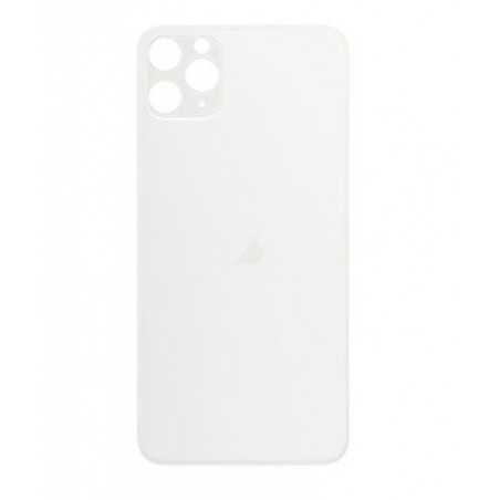 Galinis dangtelis iPhone 11 Pro Max sidabrinis (bigger hole for camera) HQ