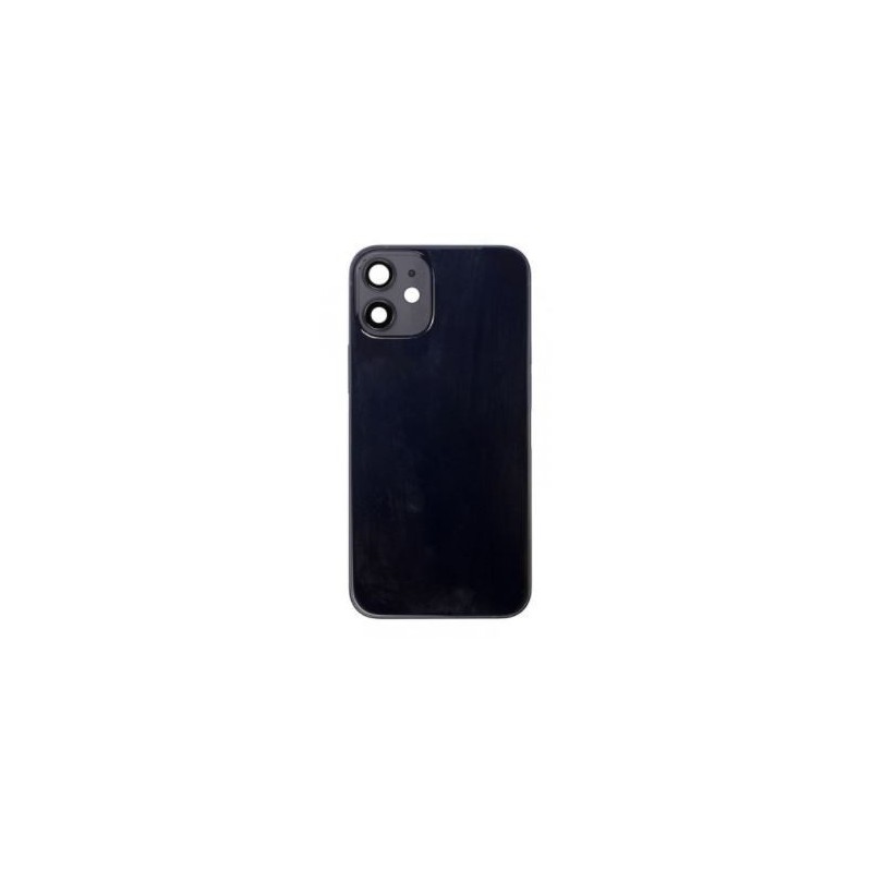 Galinis dangtelis iPhone 12 mini juodas (bigger hole for camera) HQ