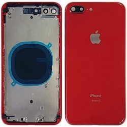 Galinis dangtelis iPhone 8 Plus raudonas pilnas HQ