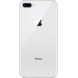 Galinis dangtelis iPhone 8 Plus sidabrinis pilnas HQ
