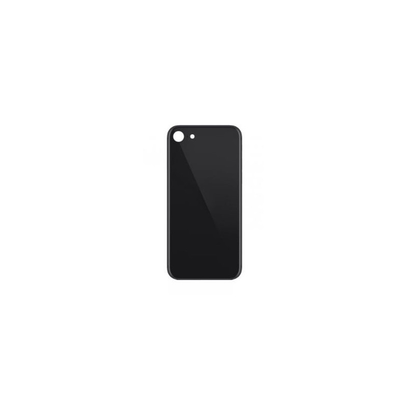 Galinis dangtelis iPhone SE 2020 juodas (bigger hole for camera) HQ