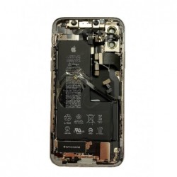 Galinis dangtelis iPhone X pilkas (space grey) pilnas su sleifais ir baterija (used Grade C)