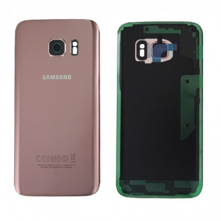 Galinis dangtelis Samsung G930F S7 rozinis (rose pink) originalus (used Grade C)