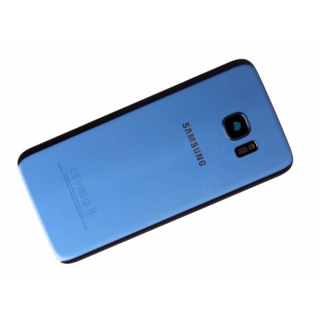 Galinis dangtelis Samsung G935F S7 Edge sviesiai melynas (Coral Blue) originalus (used Grade C)