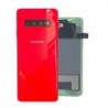 Galinis dangtelis Samsung G973 S10 raudonas (Cardinal Red) originalus (used Grade B)