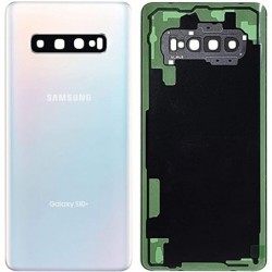 Galinis dangtelis Samsung G975 S10+ baltas (Prism White) originalus (used Grade A)