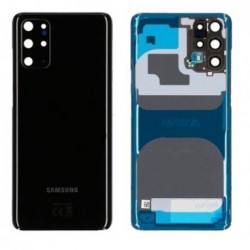 Galinis dangtelis Samsung G985/G986 S20 Plus juodas (Cosmic Black) originalus (service pack)