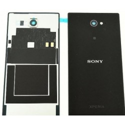 Galinis dangtelis Sony D2303 Xperia M2 juodas originalus (used Grade B)