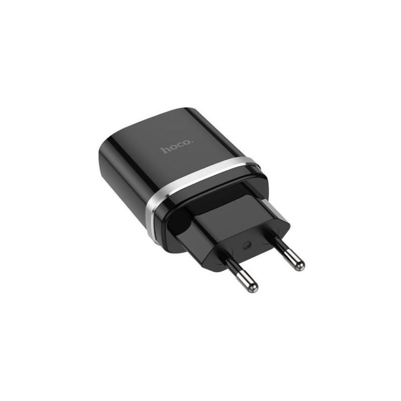 Ikroviklis HOCO C12Q Smart USB (QC3.0) juodas