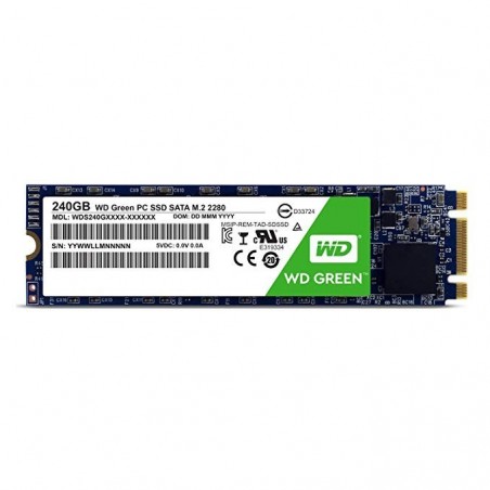 Kietasis diskas SSD WD Green 240GB (6.0Gb / s) SATAlll M.2