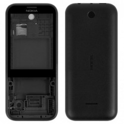 Korpusas Nokia 225 pilnas juodas HQ