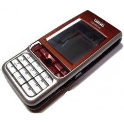 Korpusas Nokia 3230 juodas/raudonas