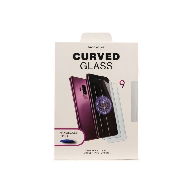 LCD apsauginis stikliukas "5D UV Glue" Huawei P30 lenktas