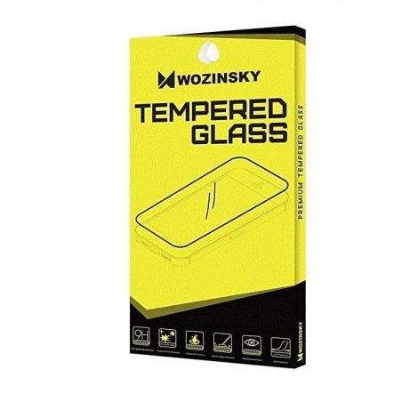 LCD apsauginis stikliukas "Wozinsky 5D Full Glue" Samsung A115 A11 / M115 M11 pritaikytas deklui juo