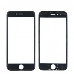 LCD stikliukas Apple iPhone 6 su remeliu ir OCA juodas ORG (v2)