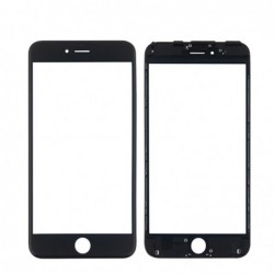 LCD stikliukas Apple iPhone 6S Plus su remeliu ir OCA juodas ORG (v2)