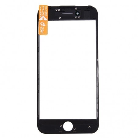 LCD stikliukas Apple iPhone 7 Plus su remeliu ir OCA juodas ORG (v2)
