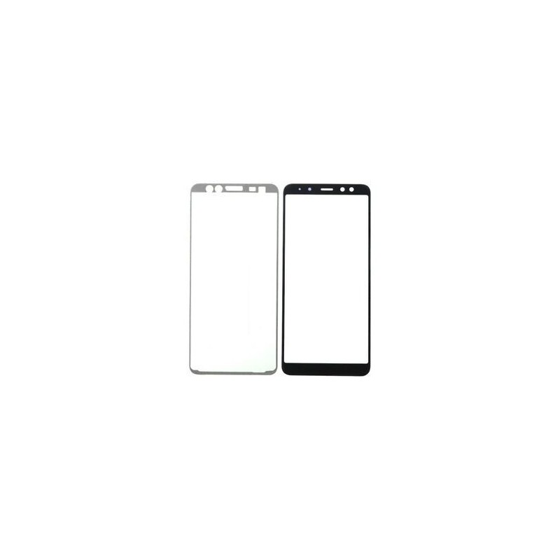 LCD stikliukas Samsung A530 A8 2018 juodas HQ