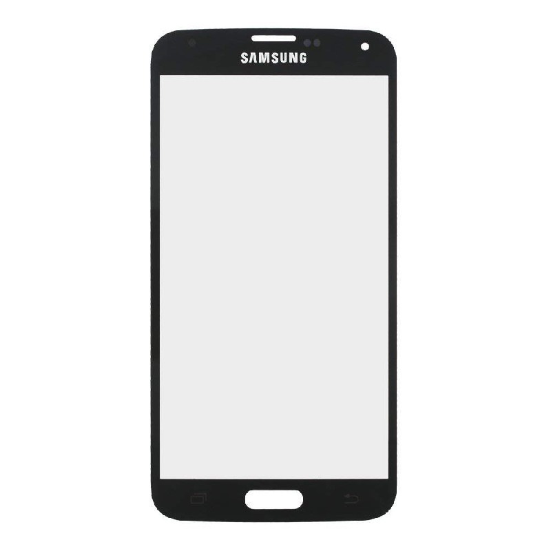LCD stikliukas Samsung G900F S5 juodas ORG