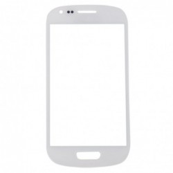 LCD stikliukas Samsung i8190 S3 mini baltas