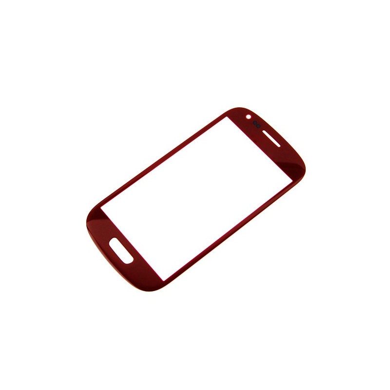 LCD stikliukas Samsung i8190 S3 mini raudonas