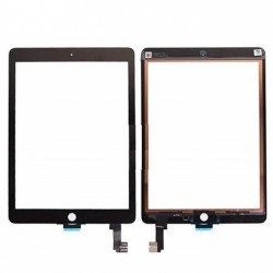 Lietimui jautrus stikliukas iPad Air 2 juodas HQ