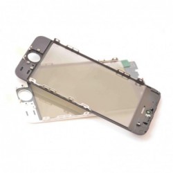 LCD stikliukas Apple iPhone 7 su rėmeliu ir OCA + poliarizuota baltas ORG