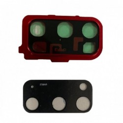Samsung G980/G981 S20 kameros stikliukas raudona (Aura Red) ORG
