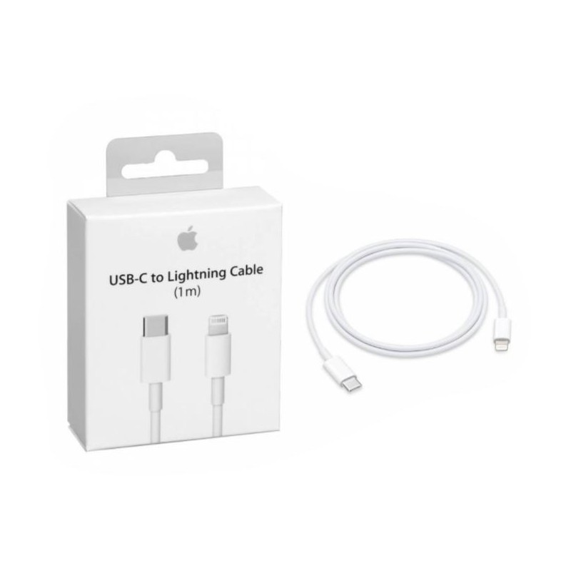 USB kabelis Apple "USB-C (Type-C) to Lightning Cable" (1M) (A1703) iPhone/iPad/iPod/Macbook/iMac/Air