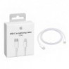 USB kabelis Apple "USB-C (Type-C) to Lightning Cable" (1M) (A1703) iPhone/iPad/iPod/Macbook/iMac/Air