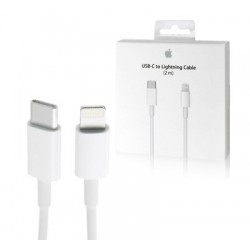 USB kabelis Apple "USB-C (Type-C) to Lightning Cable" (2M) (A1702) iPhone/iPad/iPod/Macbook/iMac/Air