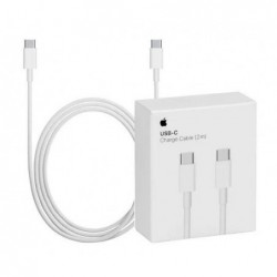 USB kabelis Apple "USB-C (Type-C) to USB-C (Type-C)" (2M) (A1739) iPhone/iPad/iPod/Macbook/iMac/AirP