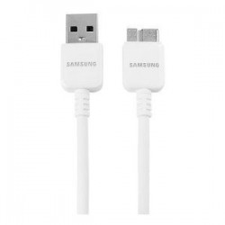 USB kabelis ORG Samsung N9005/N7200 Note 3 microUSB (ET-DQ11Y1WE) baltas (1,5M)