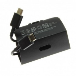 USB kabelis originalus Samsung S20, Note 10 Type-C (EP-DG980) juodas (1M)