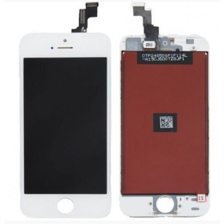 Ekranas iPhone SE/5S su lietimui jautriu stikliuku baltas (Refurbished) ORG