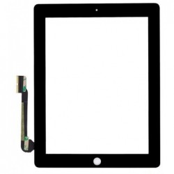 Lietimui jautrus stikliukas iPad 3/iPad 4 juodas HQ