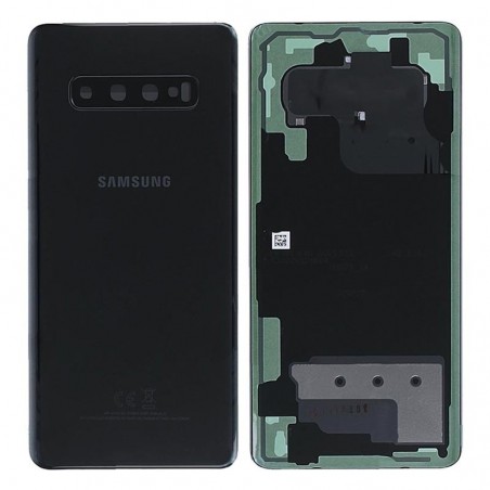 Galinis dangtelis Samsung G975 S10+ juodas (Prism Black) originalus (used Grade B)