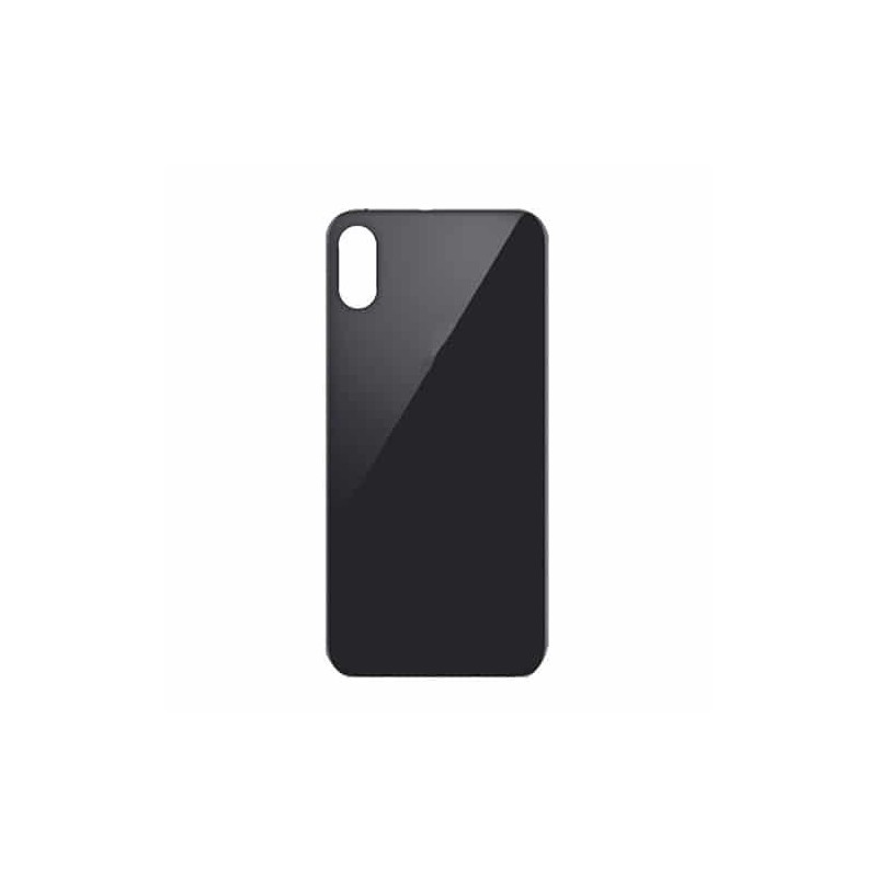 Galinis dangtelis iPhone XS pilkas (space grey) (bigger hole for camera) HQ